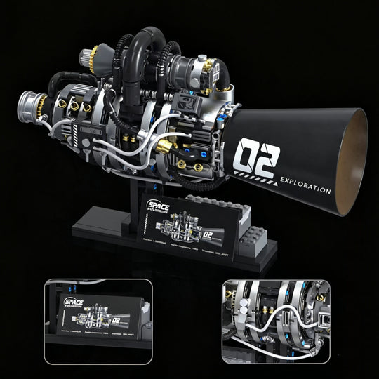 Ugeargeek Space Exploration Thruster Engine Metal Model Kit