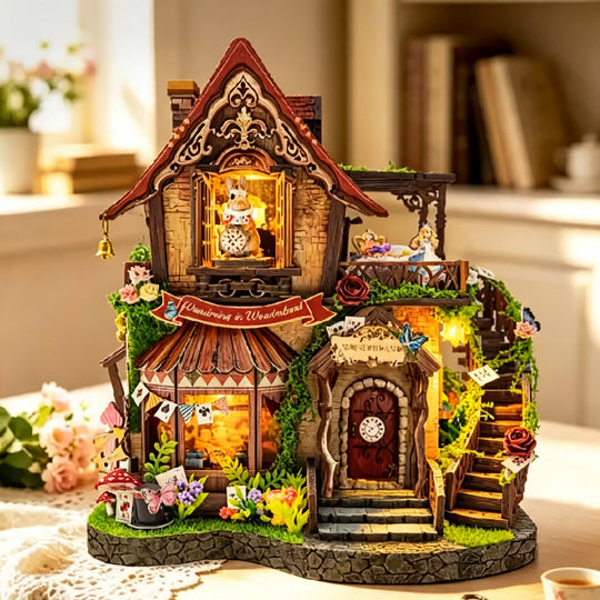 Ugeargeek Alice’s Enchanted Cottage 3D Wooden Puzzle