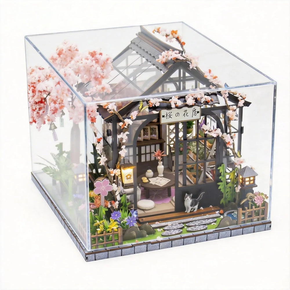 Ugeargeek DIY Miniature Sakura Greenhouse Kit