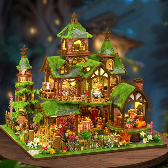 Ugeargeek Fantasy Forest Cottage Miniature House