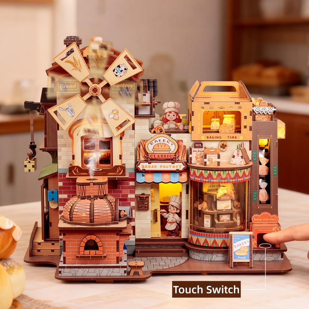 Ugeargeek Warm Whiffs Bakery 3D Wooden Puzzle