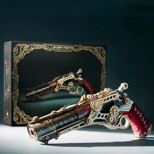 Ugeargeek Lever-action Pistol Fun Assembly Toy