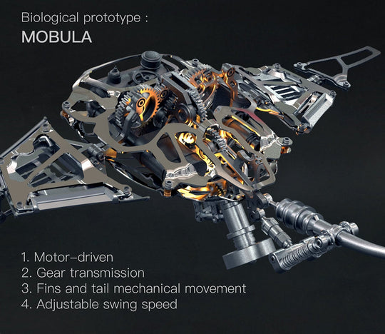 Ugeargeek Mobula Rays  Bionic Metal Models