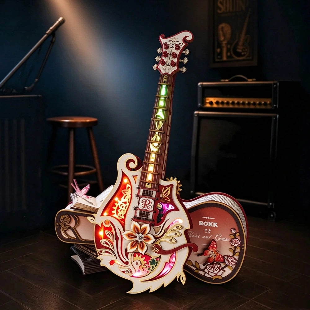 Playable Electric Guitar Music Box
