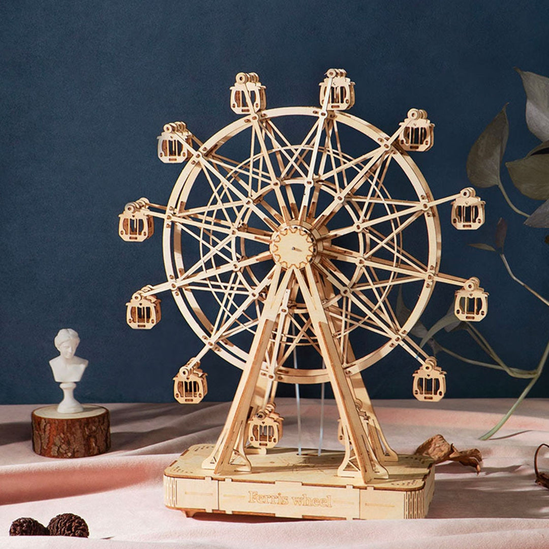 Ferris Wheel 3D Wooden Puzzle Music Box TGN01 Rolife