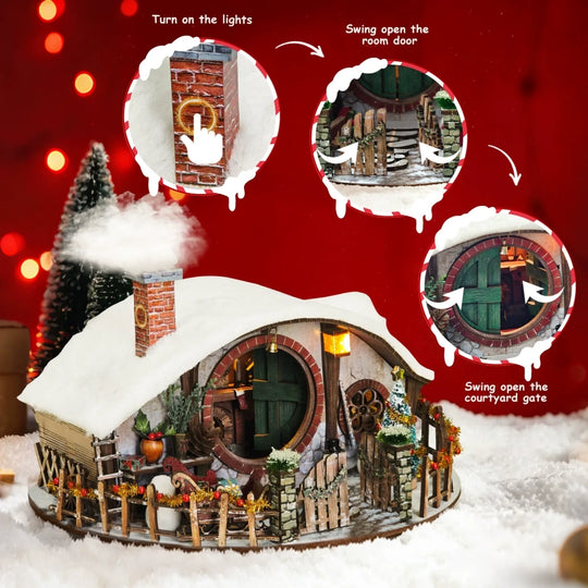 Ugeargeek Magic Ring Snow House