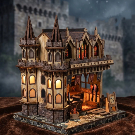 Ugeargeek Spire Magic Shop DIY Miniature House