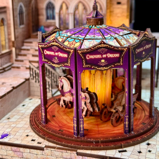 Ugeargeek Wisteria Dream Castle DIY Wooden Miniature House Kit