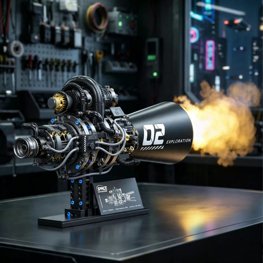 Ugeargeek Space Exploration Thruster Engine Metal Model Kit