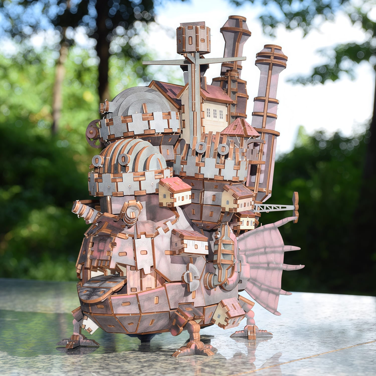 Hal's Moving Castle 3D Wooden Puzzle – Ugeargeek