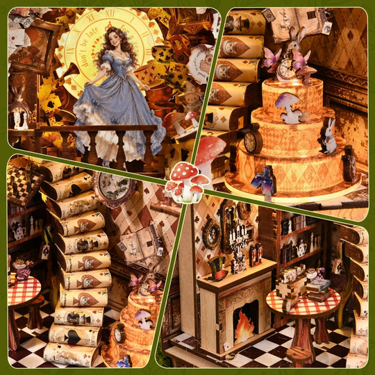 Ugeargeek Alice in Wonderland Book Nook Kit