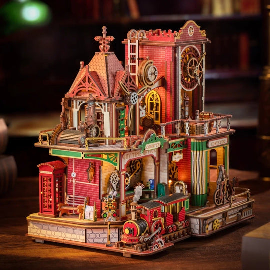 Ugeargeek Joy Time Post Office DIY Miniature House