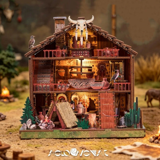 Ugeargeek Native Spirit Lodge Miniature House
