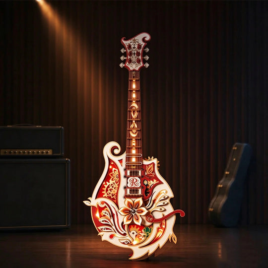 Playable Electric Guitar Music Box
