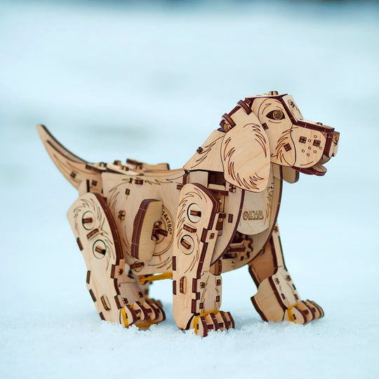 Ugeargeek Mechanical Puppy Dog 3D Wooden Puzzle