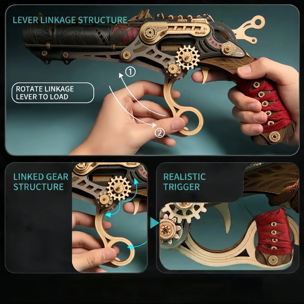 Ugeargeek Lever-action Pistol Fun Assembly Toy
