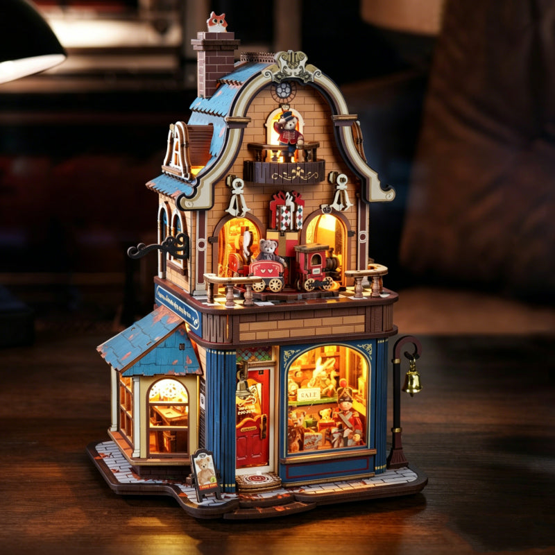 Bear Toy Shop Miniature Dollhouse Kit