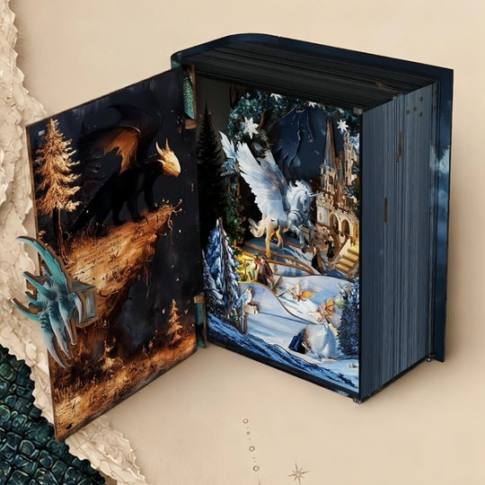 Ugeargeek Winter Sanctuary Book Nook Kit
