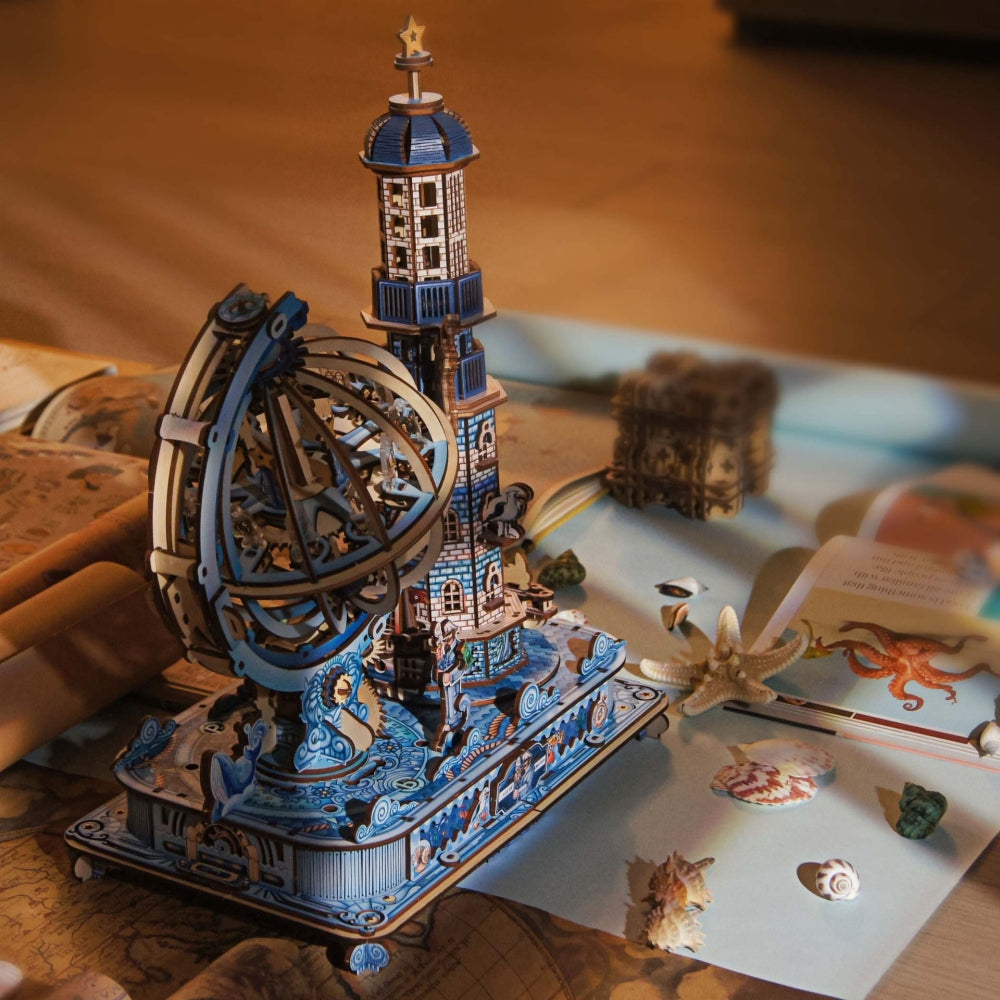 Ugeargeek Ocean Symphony: Musical Globe & Lighthouse