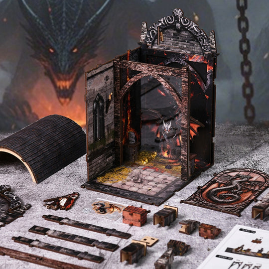 Ugeargeek Dragons Treasure Labyrinth 3D Wooden Puzzle
