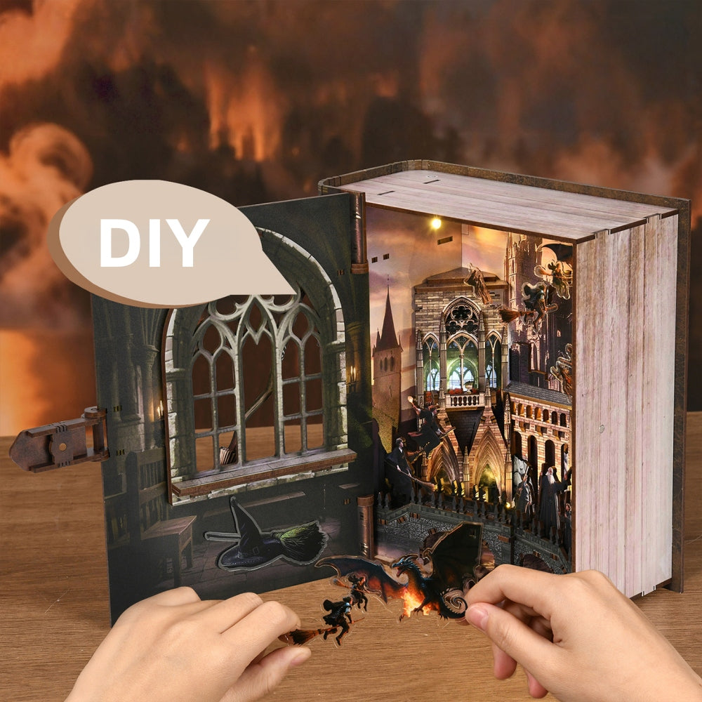 Ugeargeek Flight Academy DIY Book Nook Kit