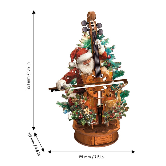 Ugeargeek Christmas Cello Music Box