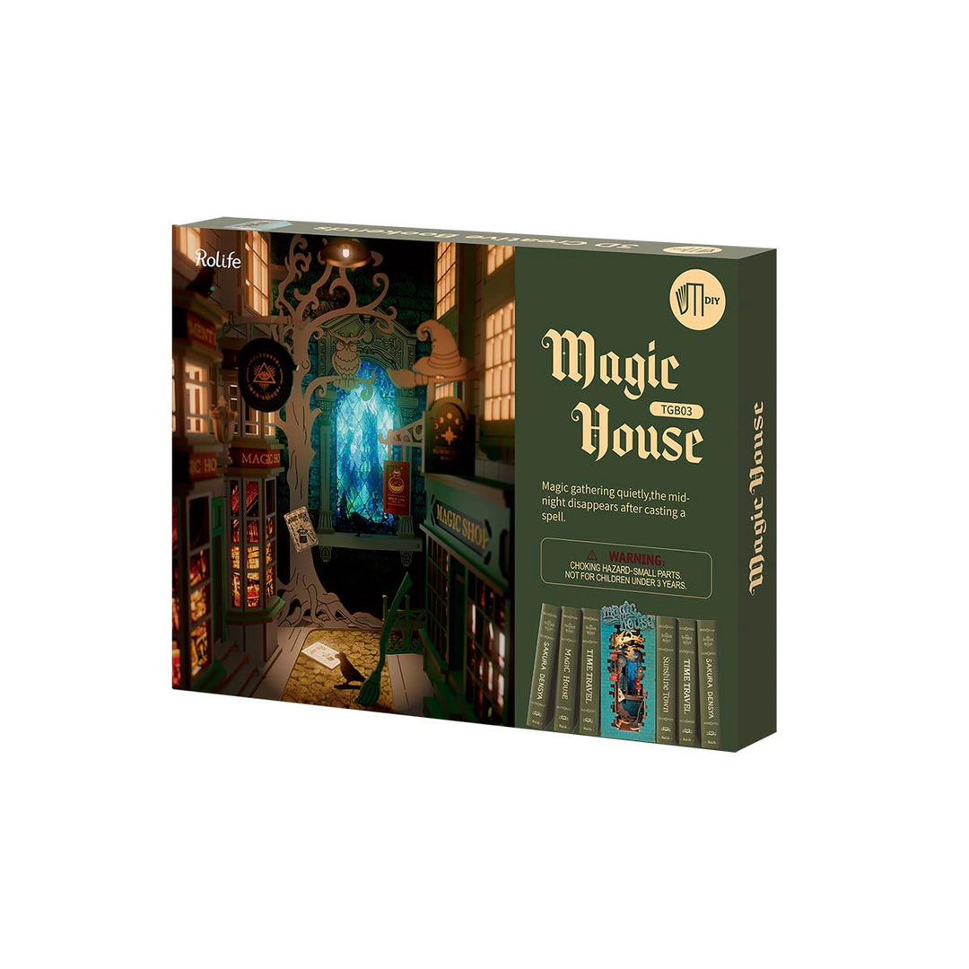 Magic House DIY Book Nook Shelf Insert TGB03 Rolife