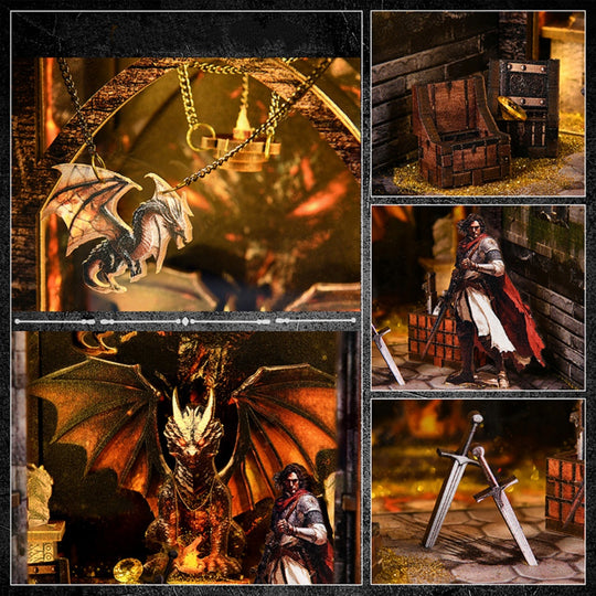 Ugeargeek Dragons Treasure Labyrinth 3D Wooden Puzzle