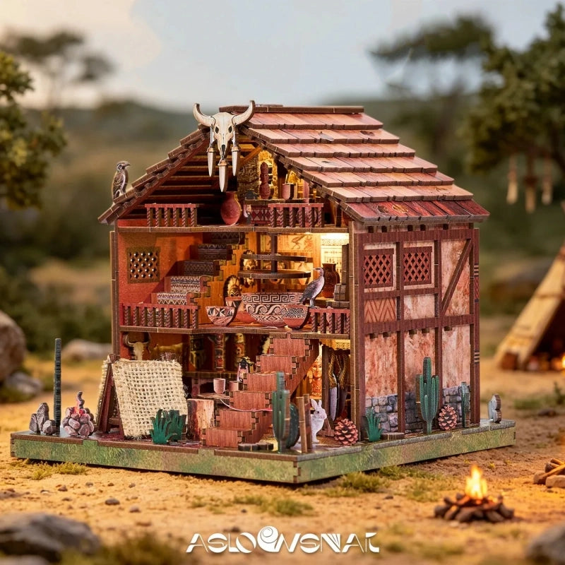 Ugeargeek Native Spirit Lodge Miniature House