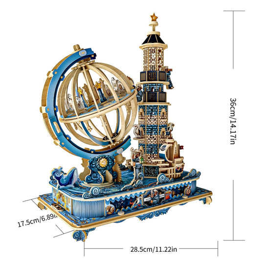 Ugeargeek Ocean Symphony: Musical Globe & Lighthouse
