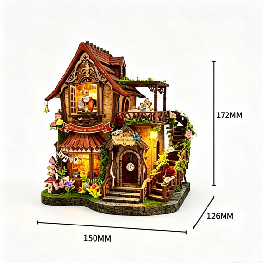 Ugeargeek Alice’s Enchanted Cottage 3D Wooden Puzzle