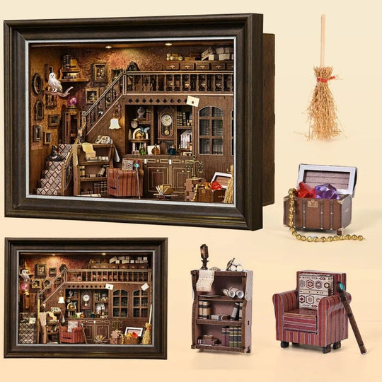 Ugeargeek Enchanted Loft Study Display Frame