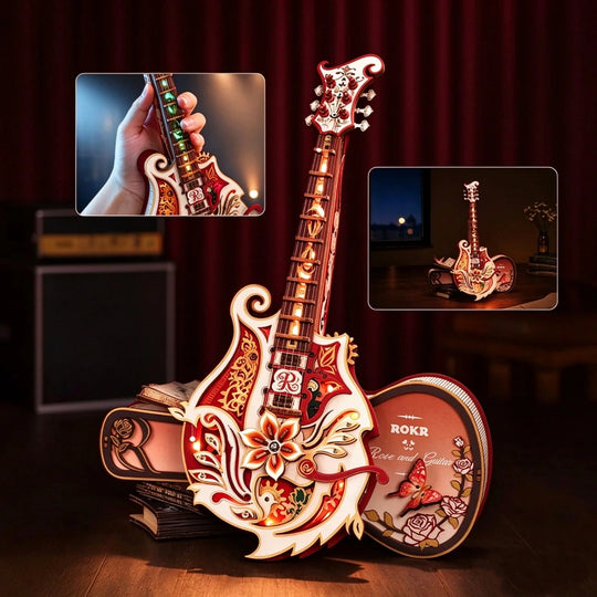 Playable Electric Guitar Music Box
