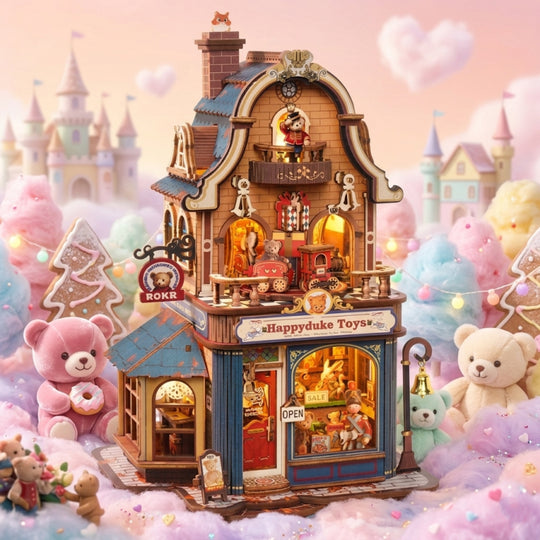 Bear Toy Shop Miniature Dollhouse Kit