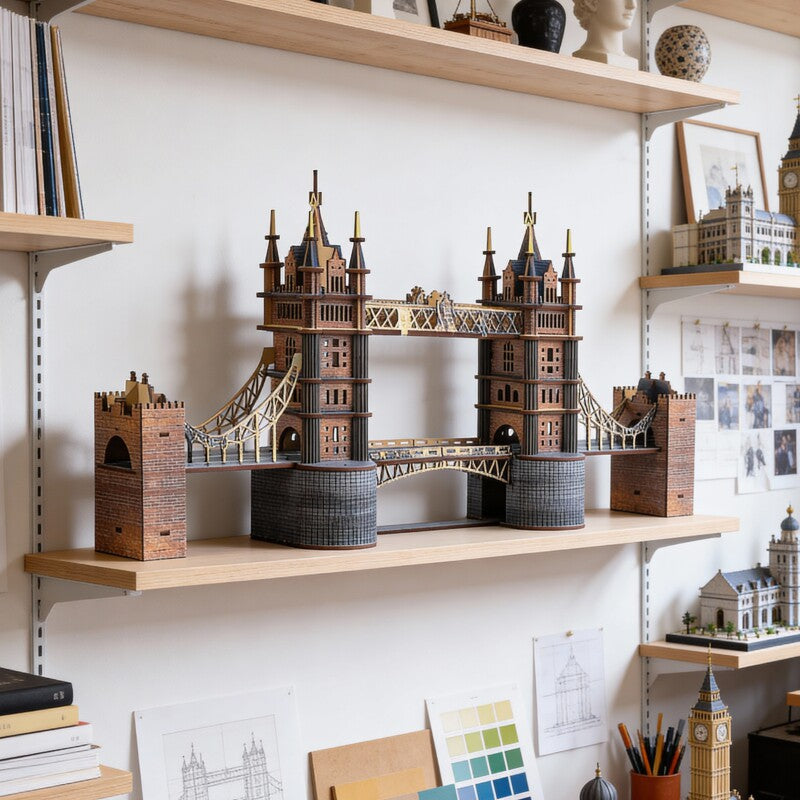 Ugeargeek London Tower Bridge 3D Wooden Puzzle