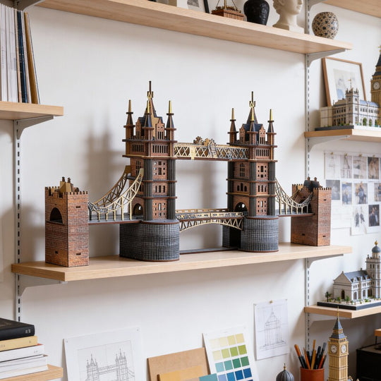 Ugeargeek London Tower Bridge 3D Wooden Puzzle