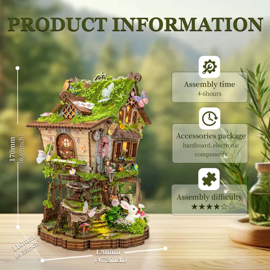 Ugeargeek Enchanted Elf Tree Cabin Building Set