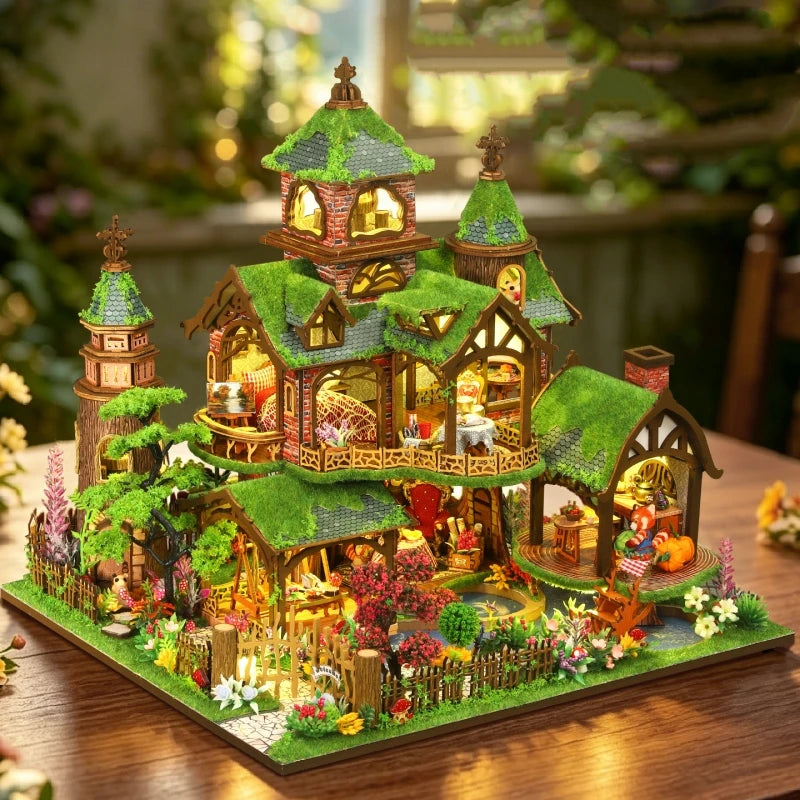 Ugeargeek Fantasy Forest Cottage Miniature House