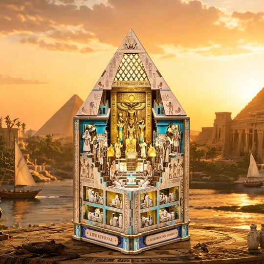 Hall of Eternity Wooden Miniature House Bookend