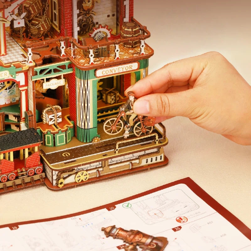 Ugeargeek Joy Time Post Office DIY Miniature House