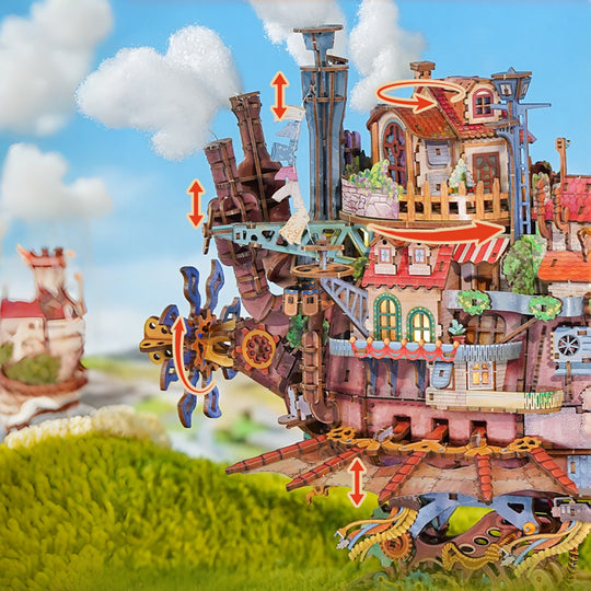 Roaming Fortress 3D Wooden Puzzle