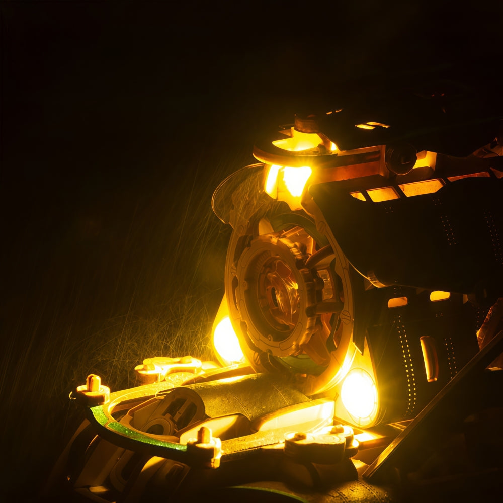 Ugeargeek Fantasy Steampunk Train Micro-carved Wooden Assembly