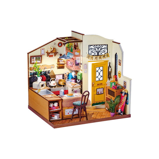 Cozy Kitchen DIY Miniature House Kit DG159 Rolife