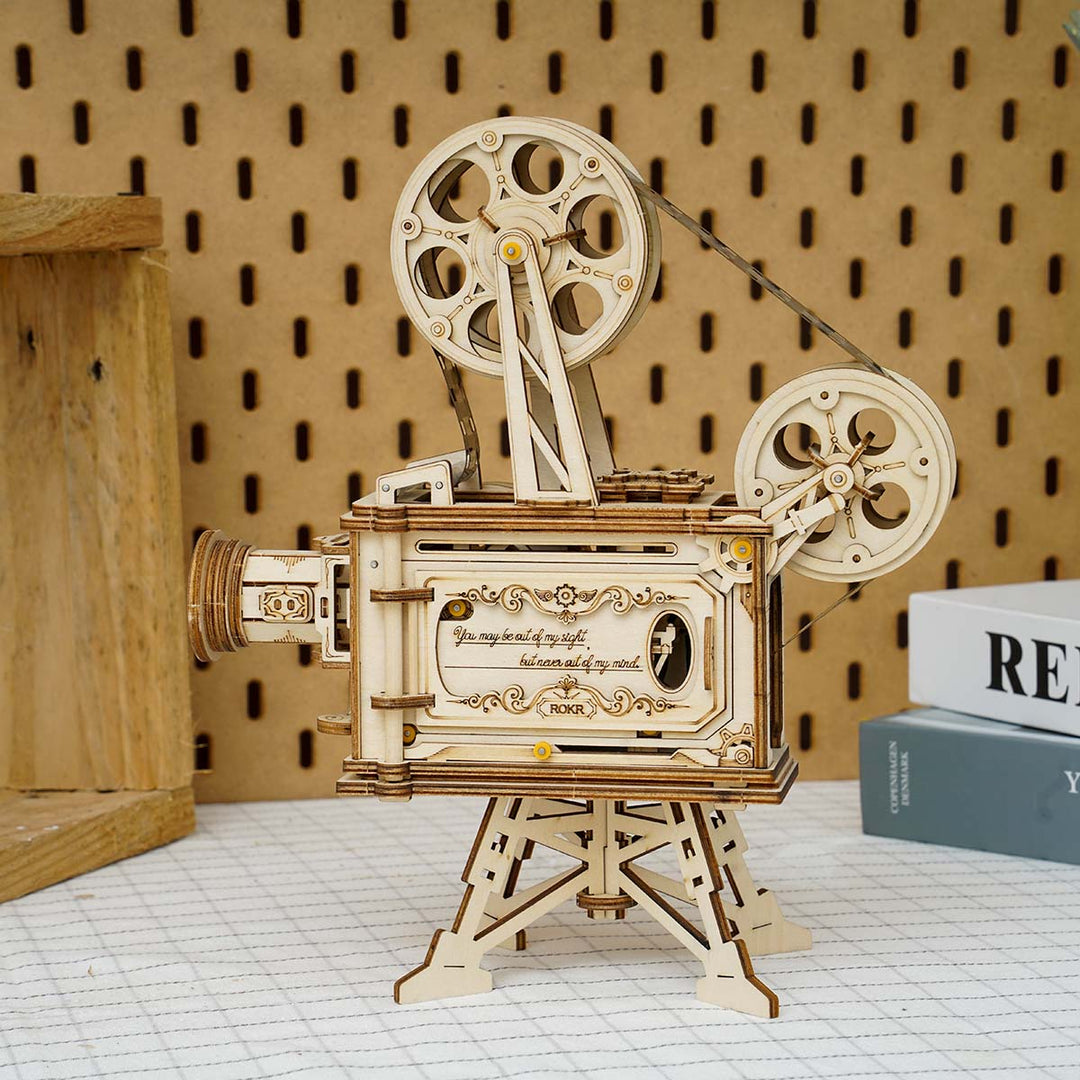 Vitascope Movie Projector 3D Wooden Puzzle LK601 Rokr