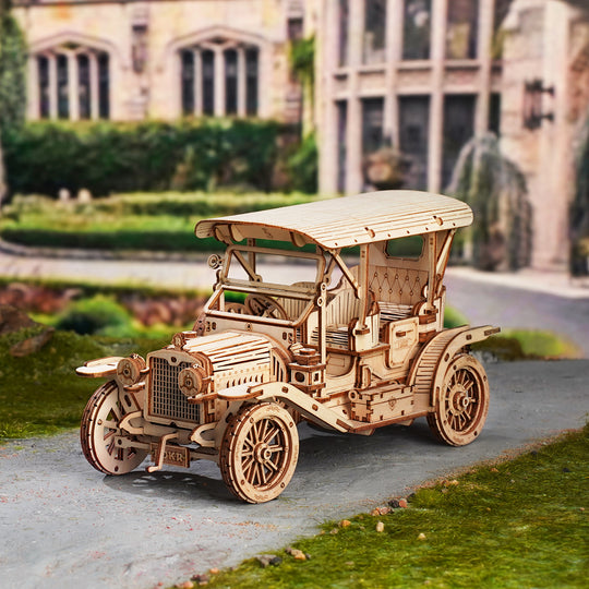 Vintage Car 3D Wooden Puzzle MC801 Rokr