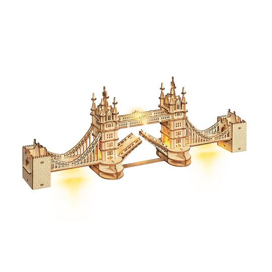 Tower Bridge with Lights 3D Wooden Puzzle TG412 Rolife