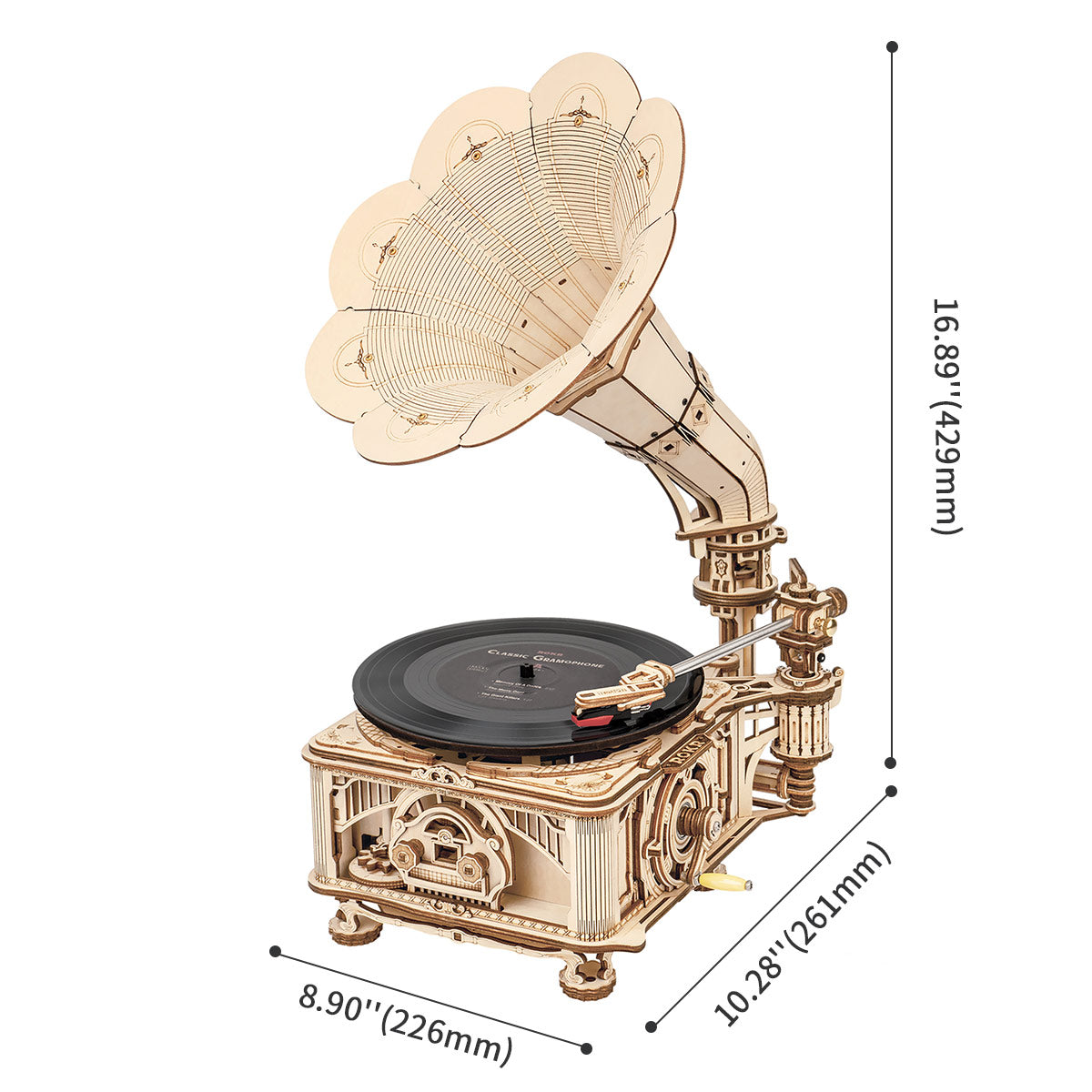 DIY Crank Classic Gramophone LKB01 (Hand Rotating) Rokr – Ugeargeek