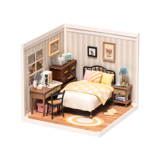 Sweet Dream Bedroom DIY Plastic Miniature House DW009 Rolife