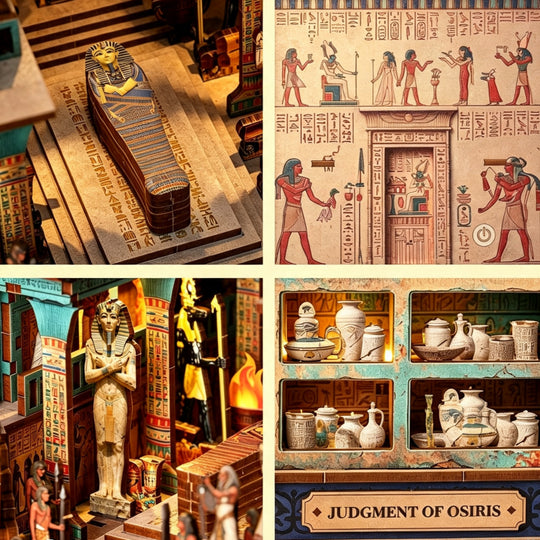 Hall of Eternity Wooden Miniature House Bookend