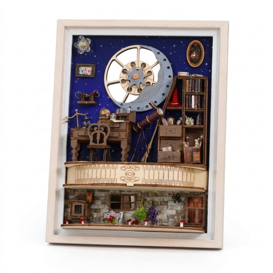 Ugeargeek The Stargazer's Study 3D Frame Diorama
